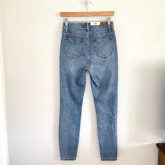 NWT Judy Blue High Waist Control Top Skinny Distressed Stretch Denim Jeans 3/26 - Picture 6 of 16
